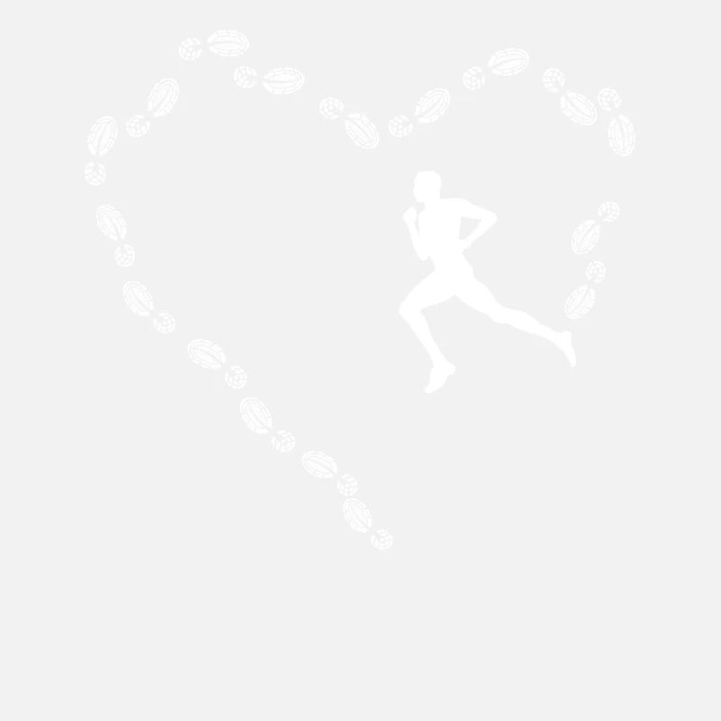 Running Runner Half Marathon Heart