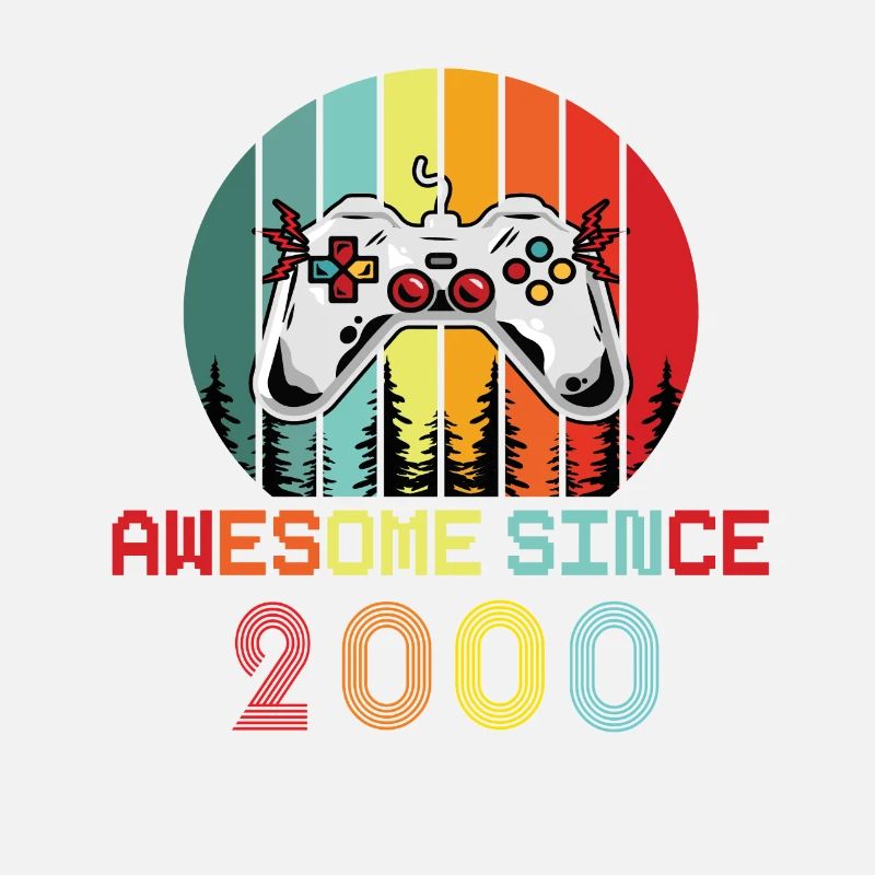 Awesome Since 2000 Geburtstag 2000 Vintage 2000