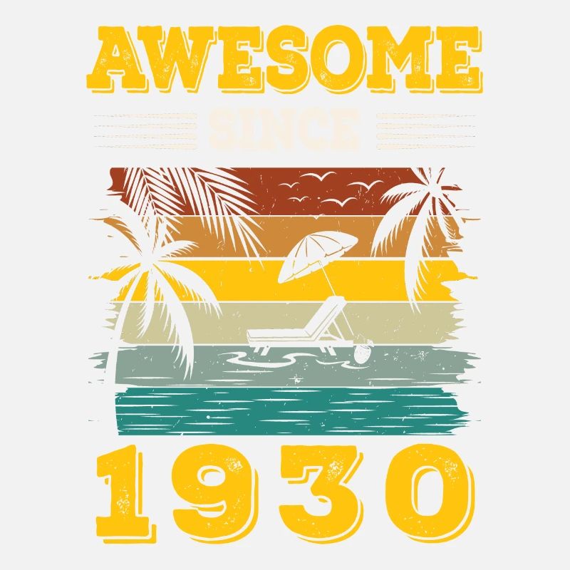 Awesome seit 1930 Vintage Geburtstagsgeschenk