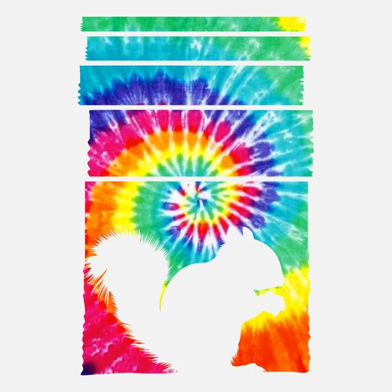 Eichhörnchen Hippie Tie Dye