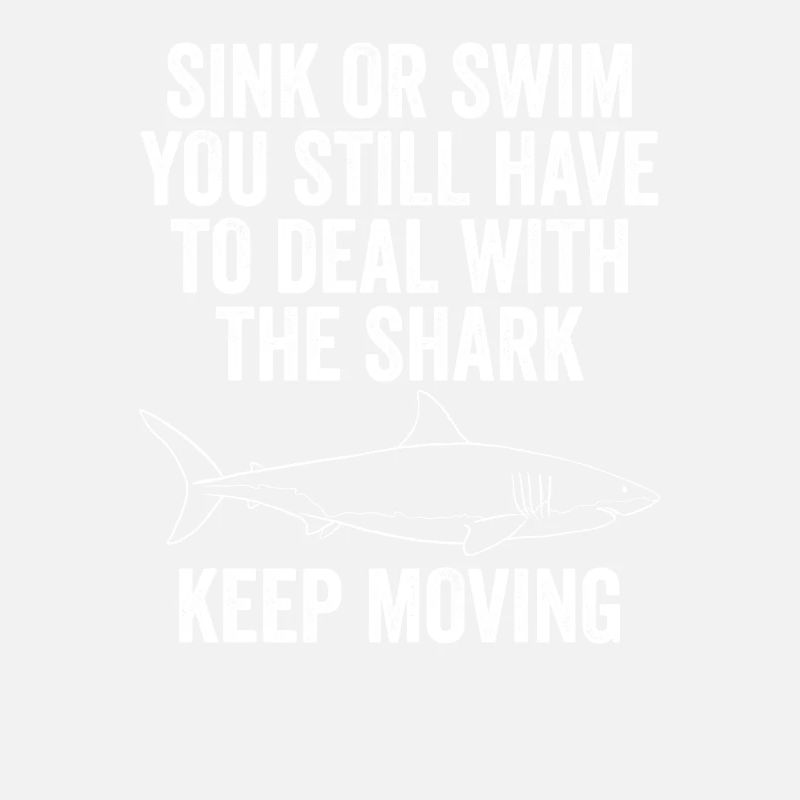 Couler ou nager avec le requin