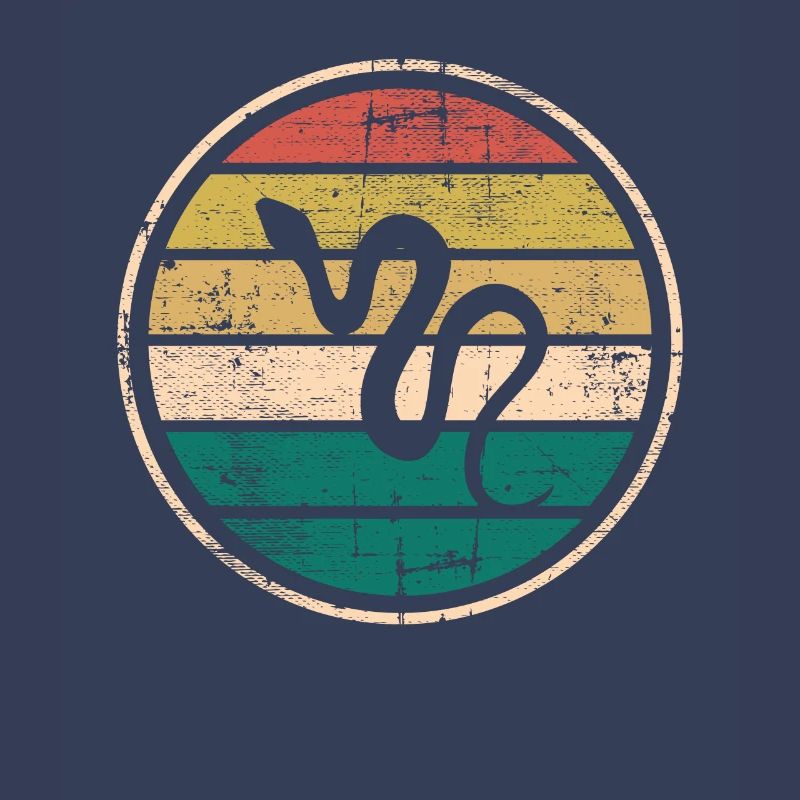 Snake Retro Reptile Python Gift idea