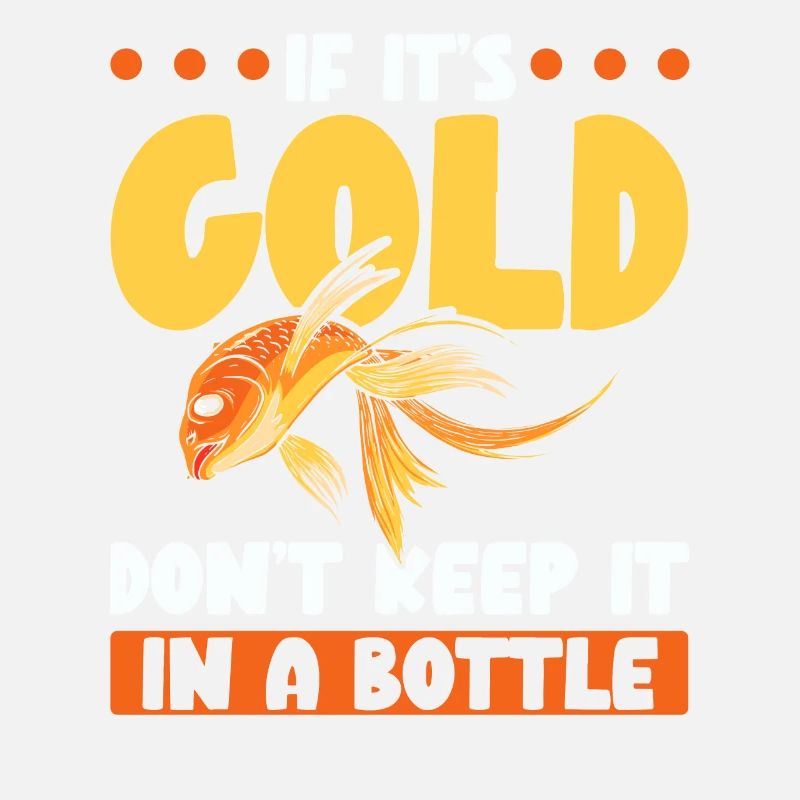 If it's gold, don't keep it in a bottle
