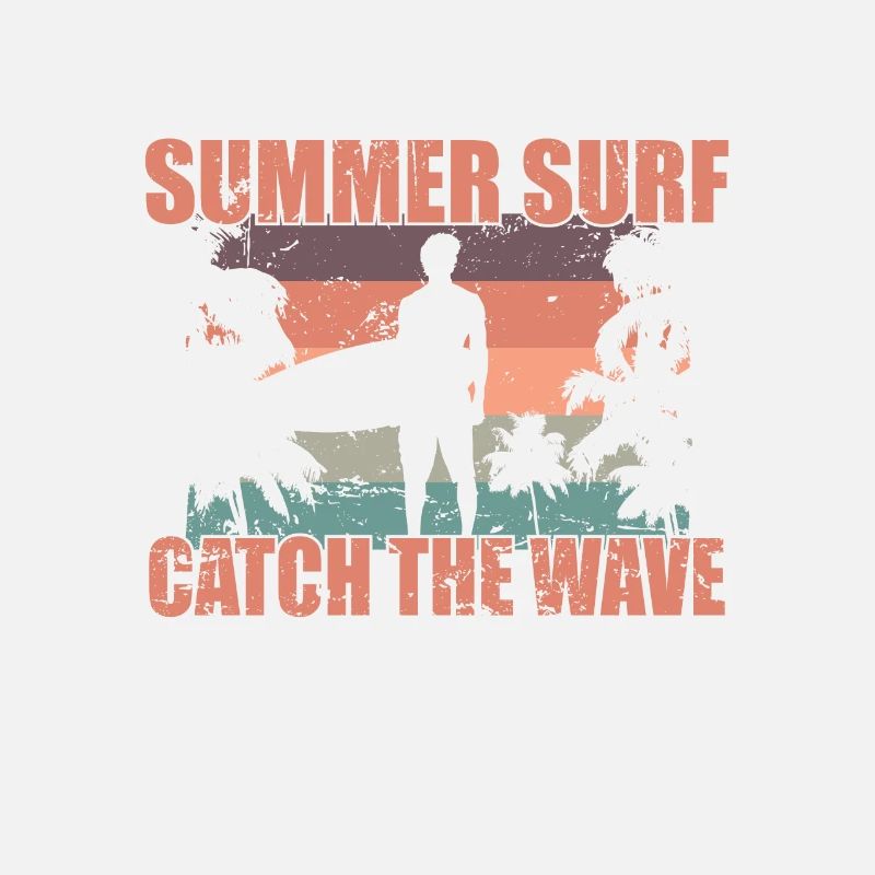Summer Surf Catch the Wave Surfing