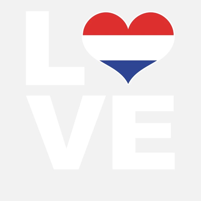 J’adore le drapeau du cœur des Pays-Bas Pays-Bas