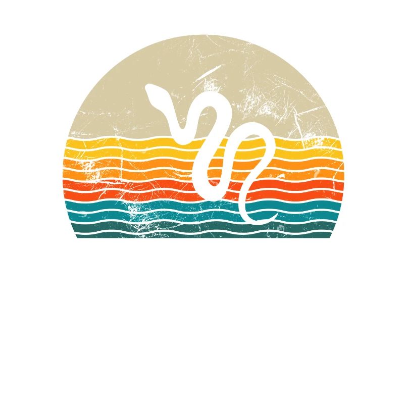 Snake Retro Reptile Python Gift idea