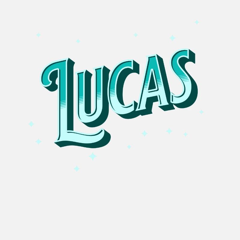 Lucas' name personalized