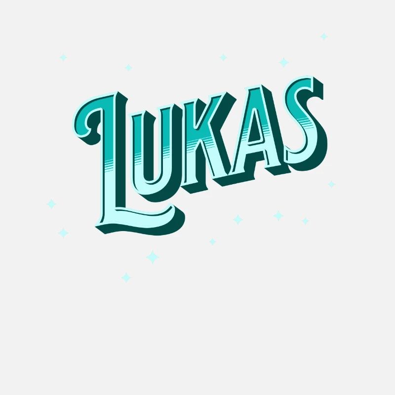 Lukas' name personalized