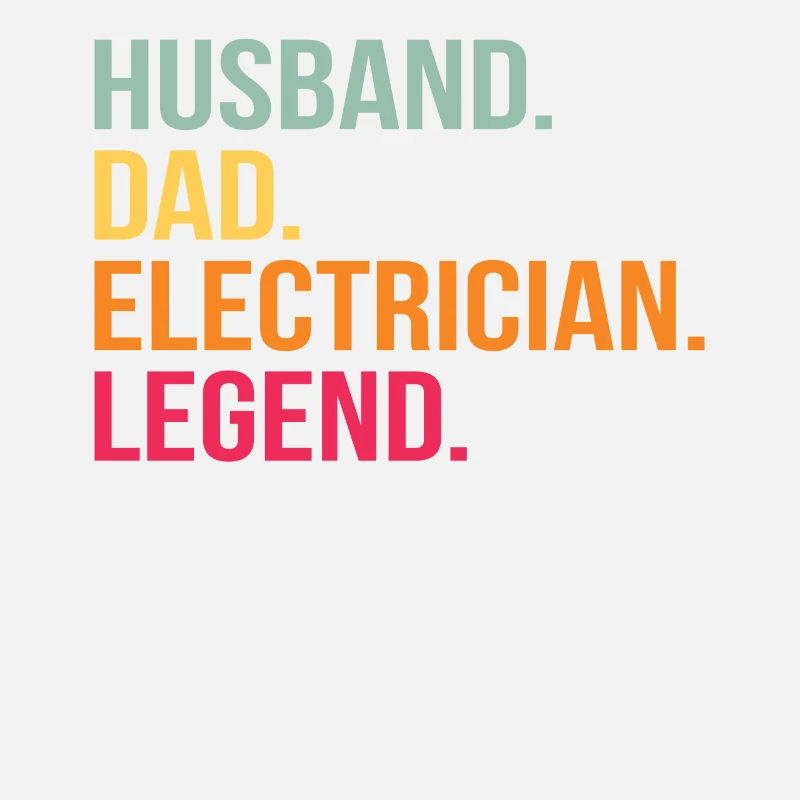Ehemann Papa Elektriker Held