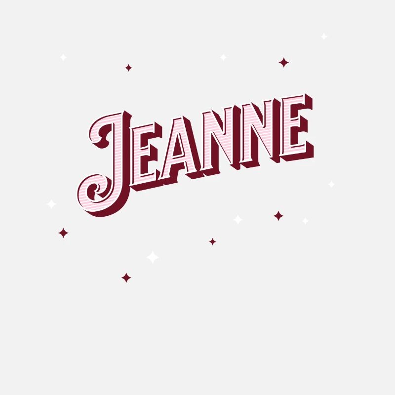 Jeanne name personalized