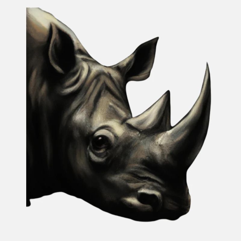 Mignon rhinocéros rhinocéros
