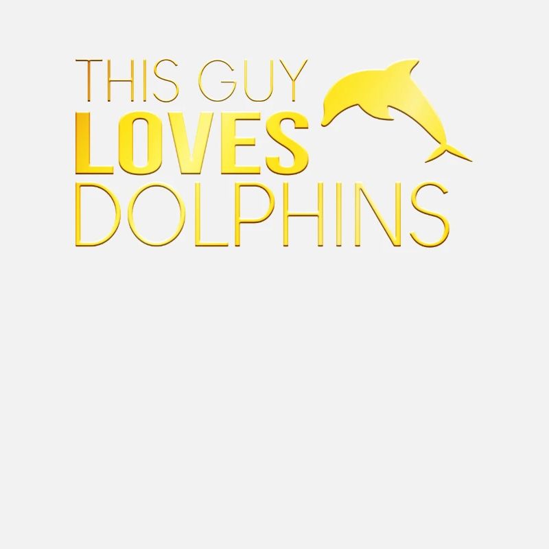 This guy loves dolphins