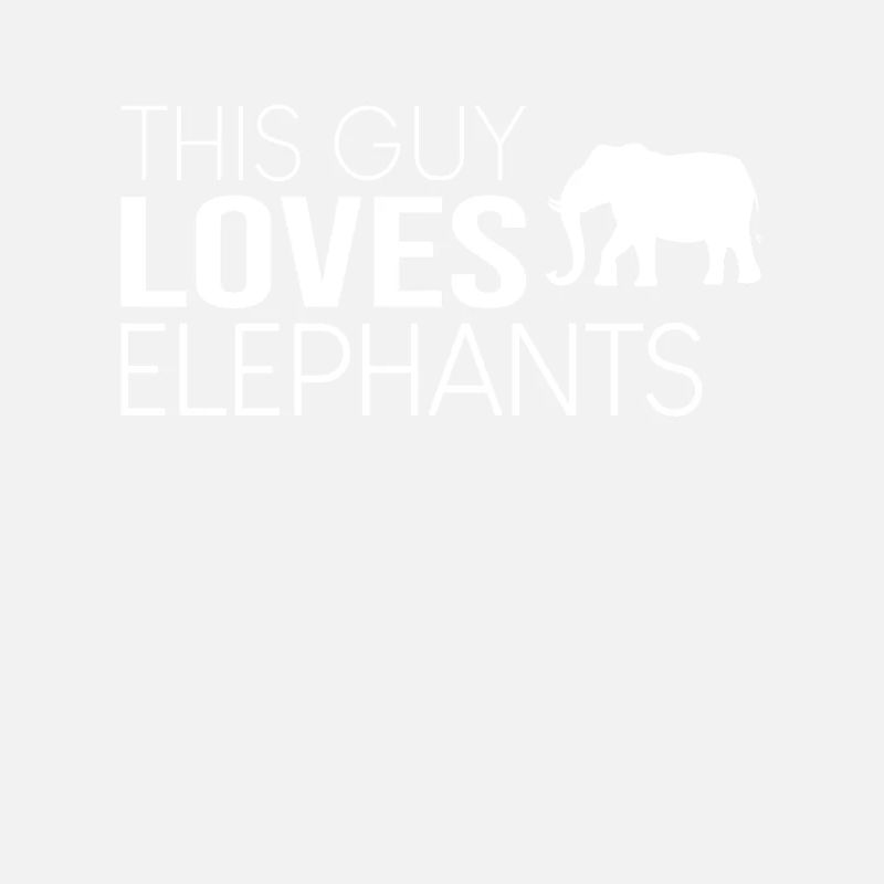 Ce type aime les éléphants