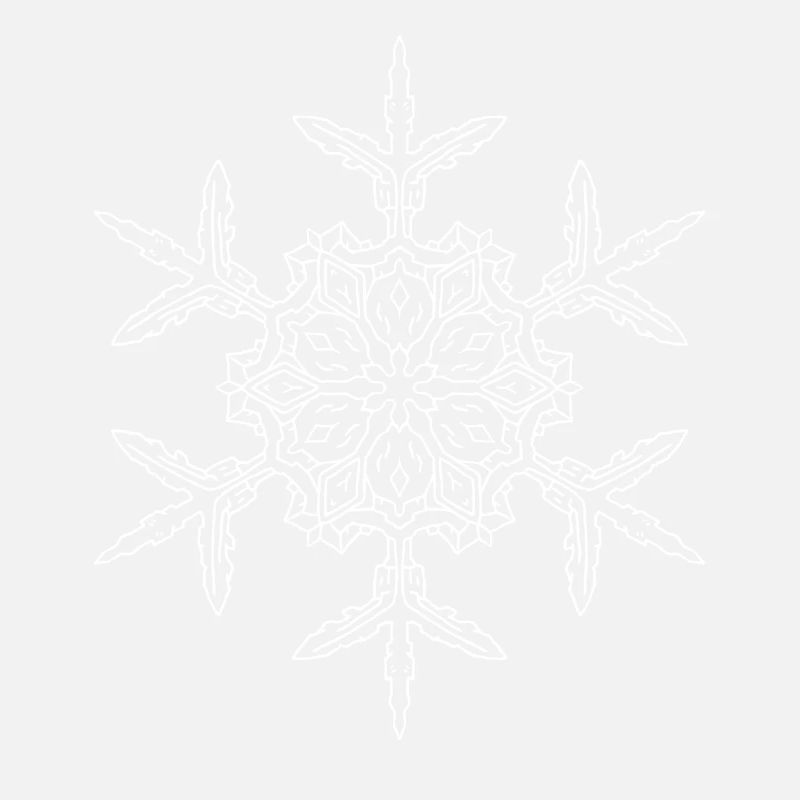 Mandala flocon de neige