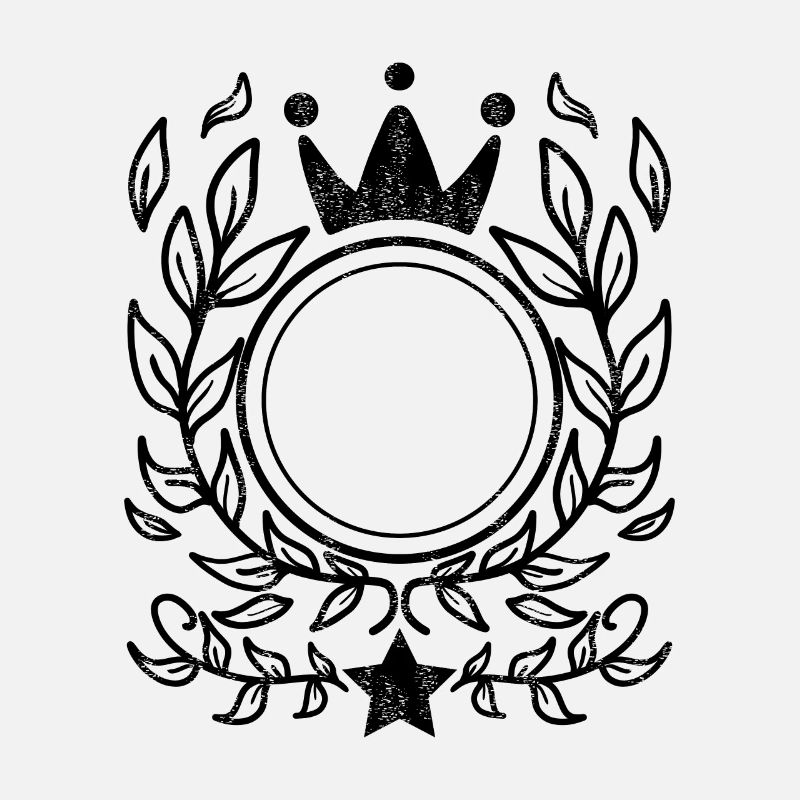 Ornament with crown