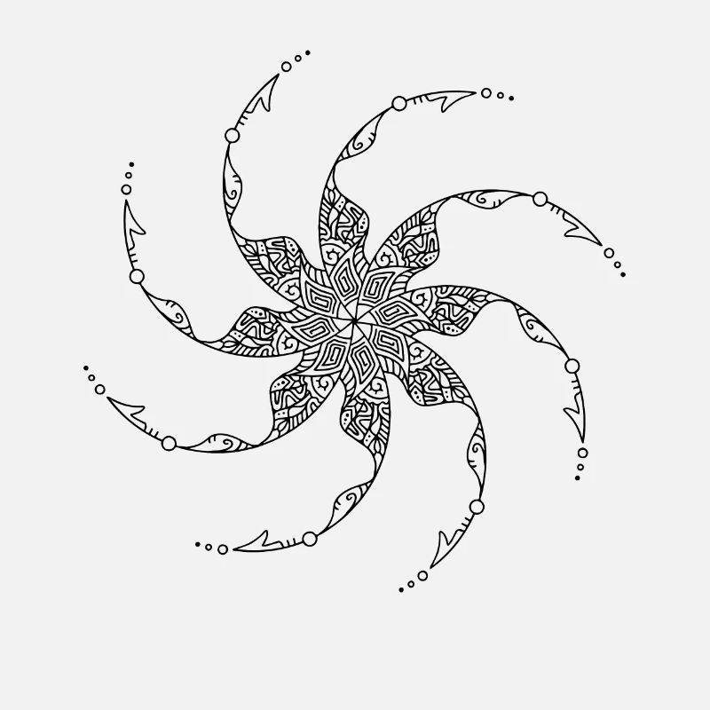 Rotating Mandala