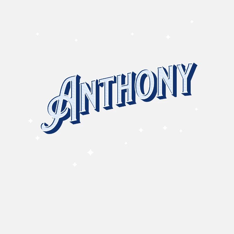 Anthony name personalized
