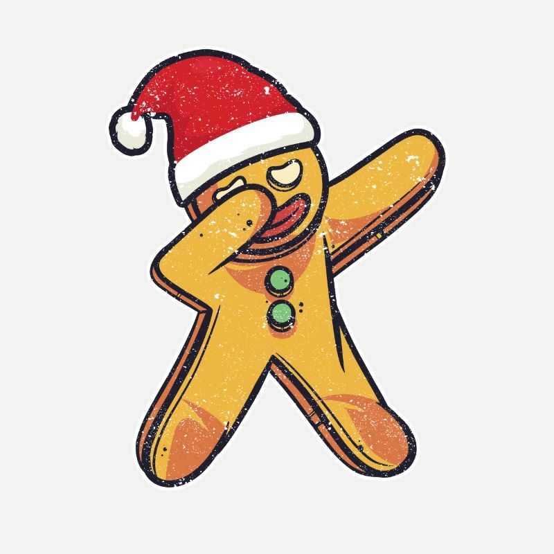 Dabs Gingerbread Man Christmas Bakery Team Xmas