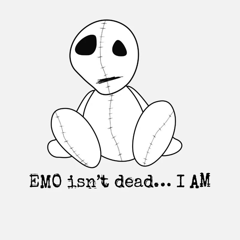 EMO ist nicht tot... Ich bin | Emo Kleidung | Emocore Goths