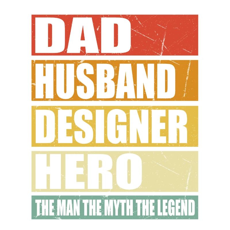 Vater Ehemann Designer Held
