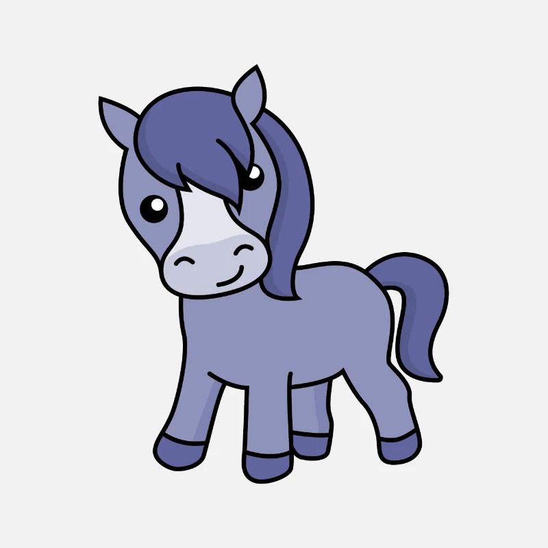 Pferd Comic Tier