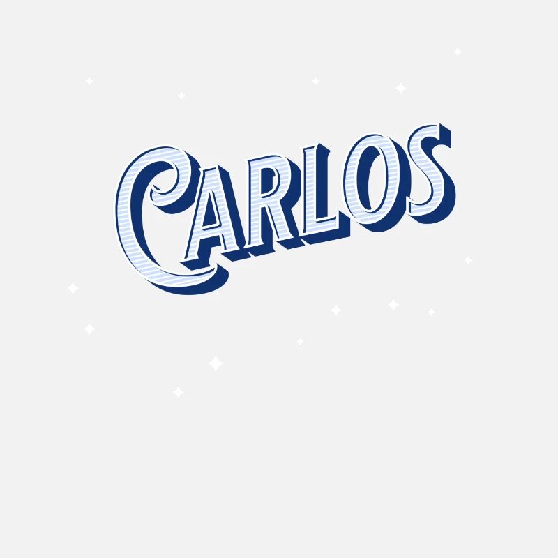 Carlos name personalized