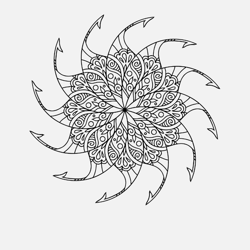 Rotating Mandala