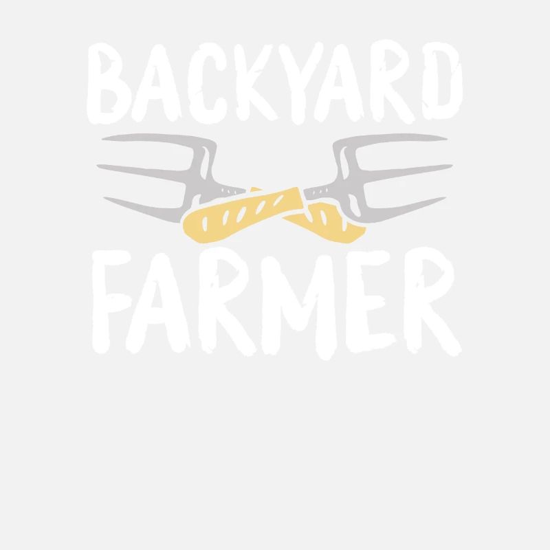 Farmer in the backyard