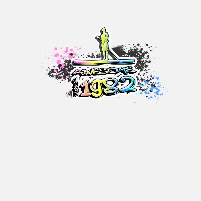Awesome since 1982, SUP, Paddleboard, Graffiti,