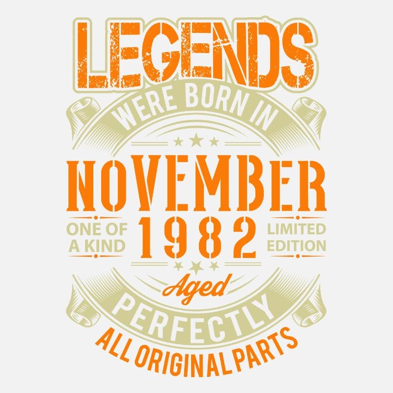 1982 November Birthday Legend