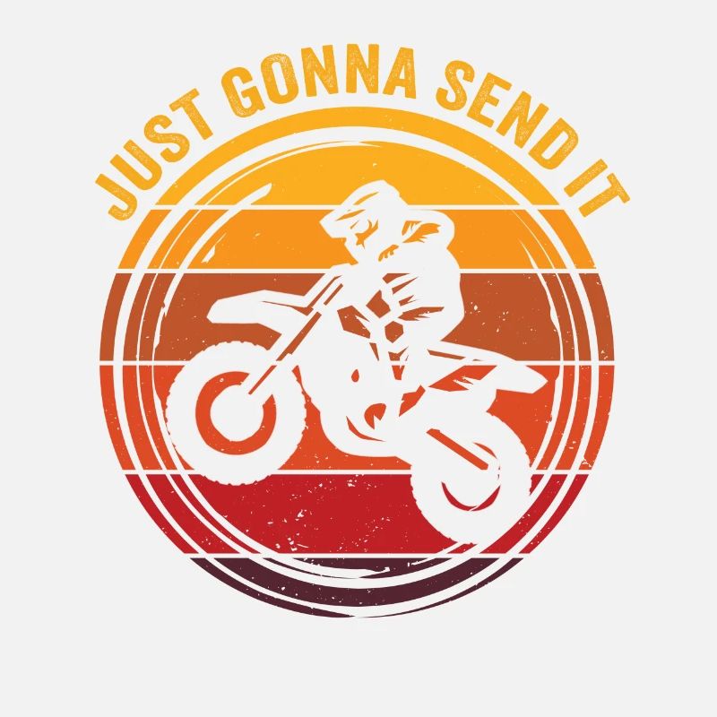 Just going to Send It American Flag Motocross