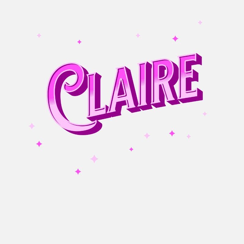 Claire name personalized