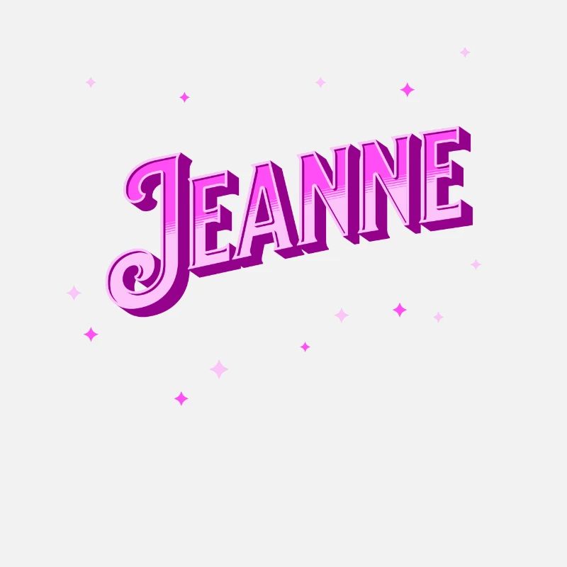 Jeanne name personalized