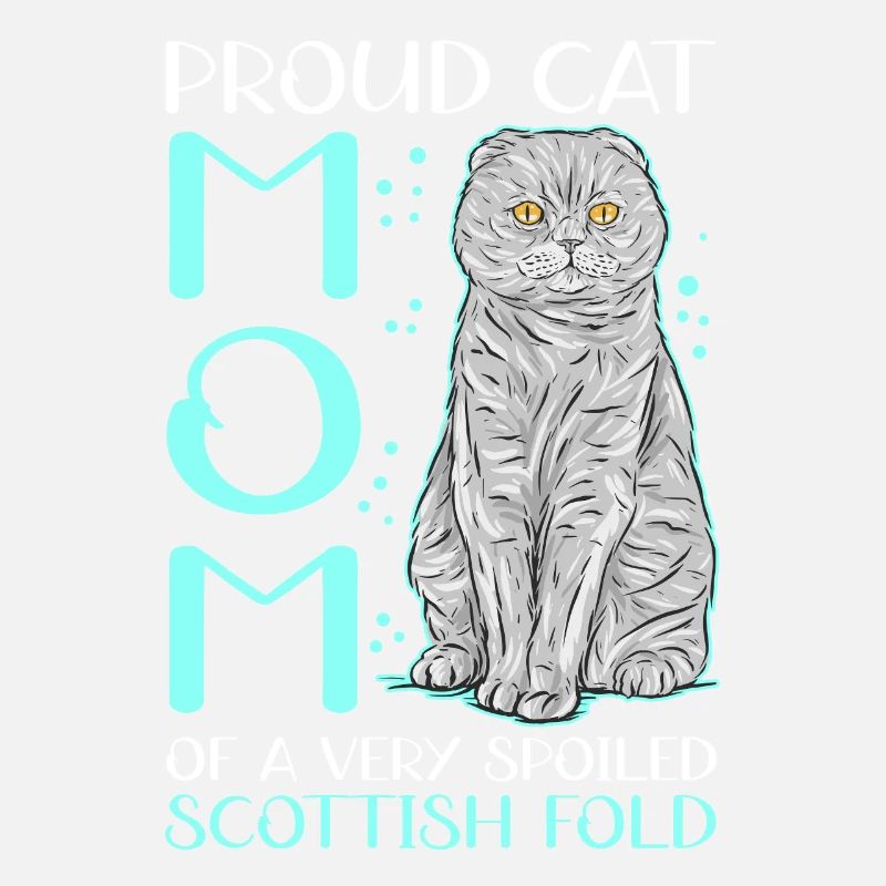 Scottish Fold-eared Cat Mom Cat Gift