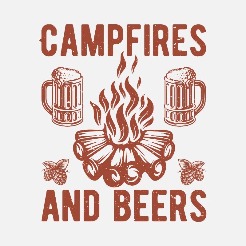 Campfirer And Beers Camping