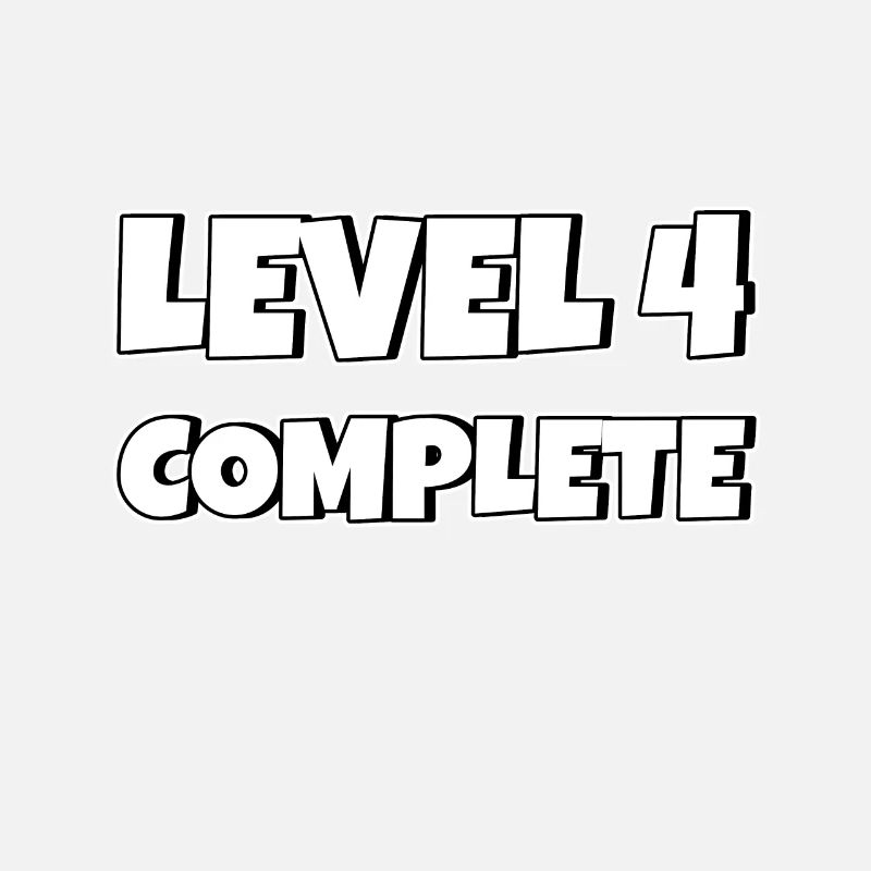 Level 4 Complete Geburtstagsgeschenk 4 Jahre