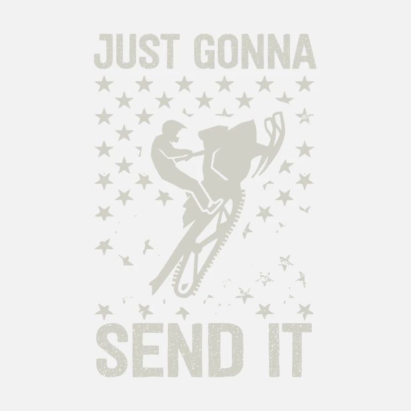 Just going to Send It American Flag Jet Ski