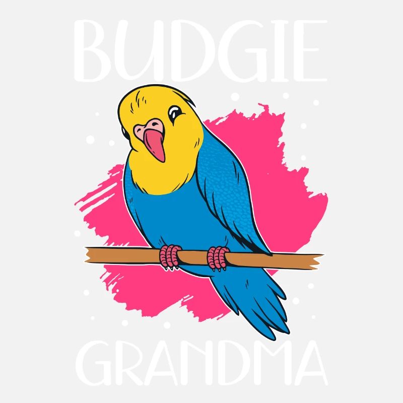 Budgerigar Grandma Budgerigars Gift