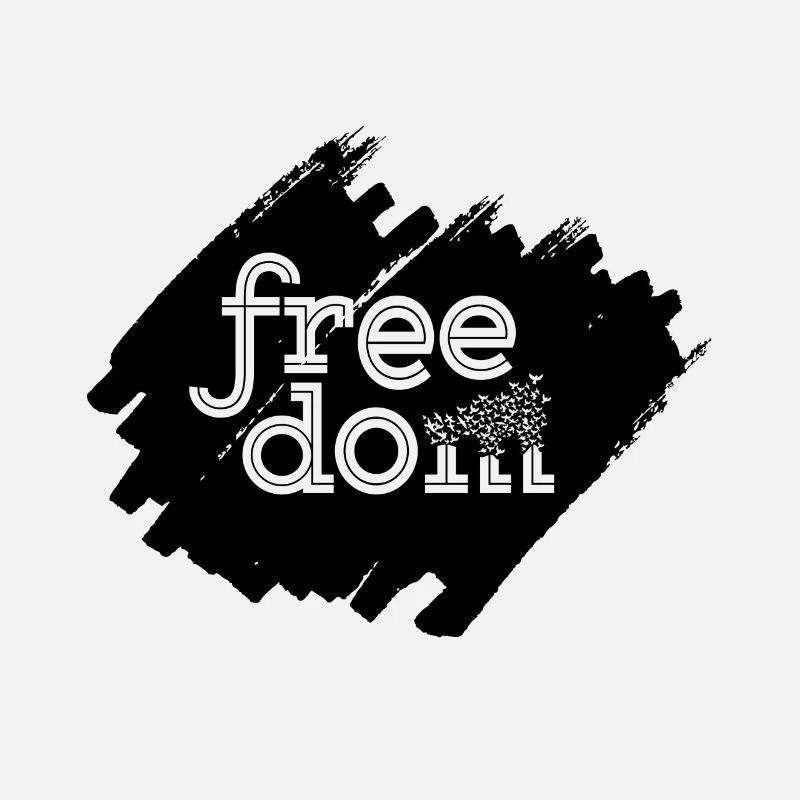 Conception de la typographie Freedom