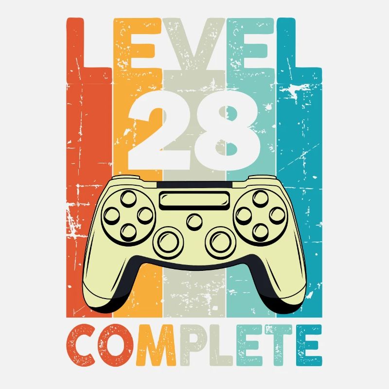 Level 28 Complete Gaming Birthday