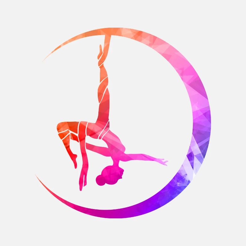 Retro Graphic Gymnast Gymnastics Acrobat Acrobatic