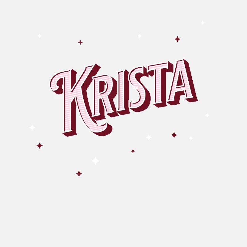 Krista name personalized