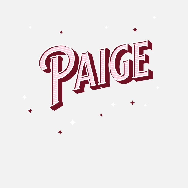 Paige name personalized