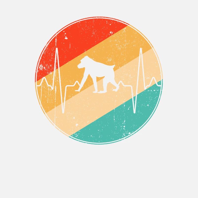 Monkey Retro Heartbeat