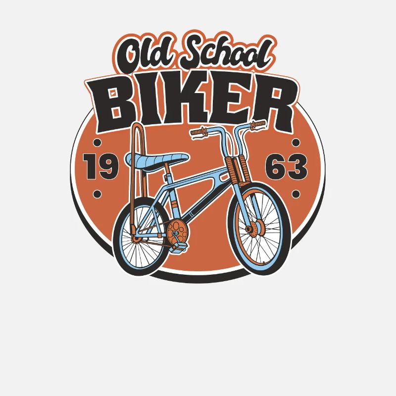 Old School Biker 1963. 61st birthday