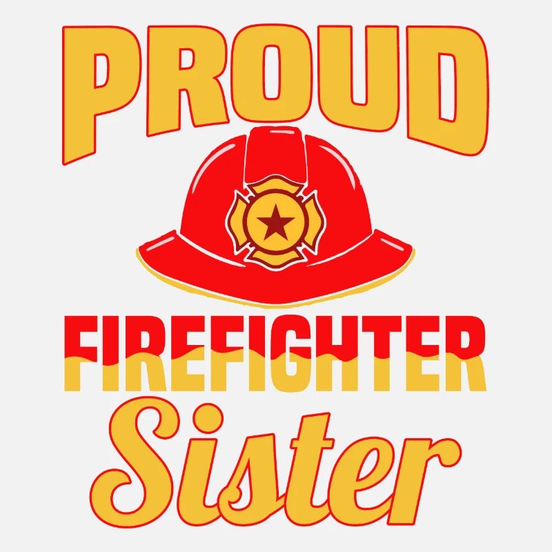 Stolze Feuerwehrschwester - Feuerwehrmann