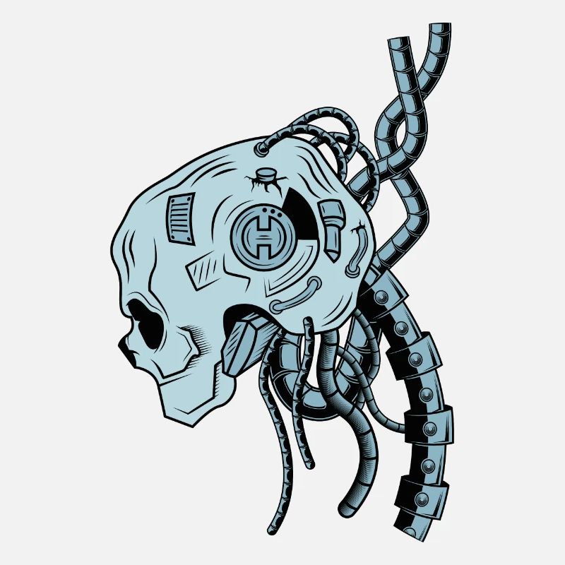 Crâne de robot