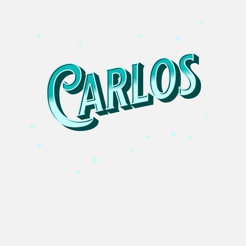 Carlos' name personalized