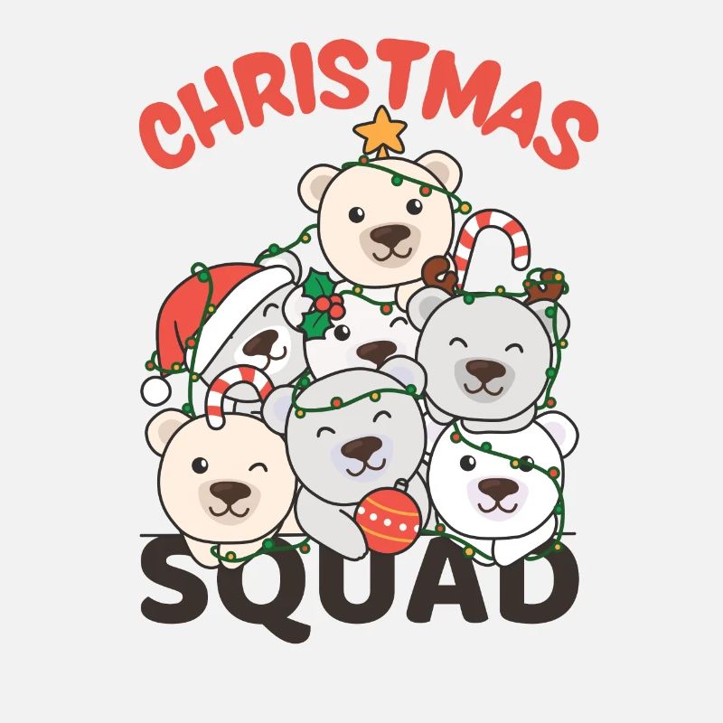 Polar Bear Christmas Tree Christmas Squad Polar Bears