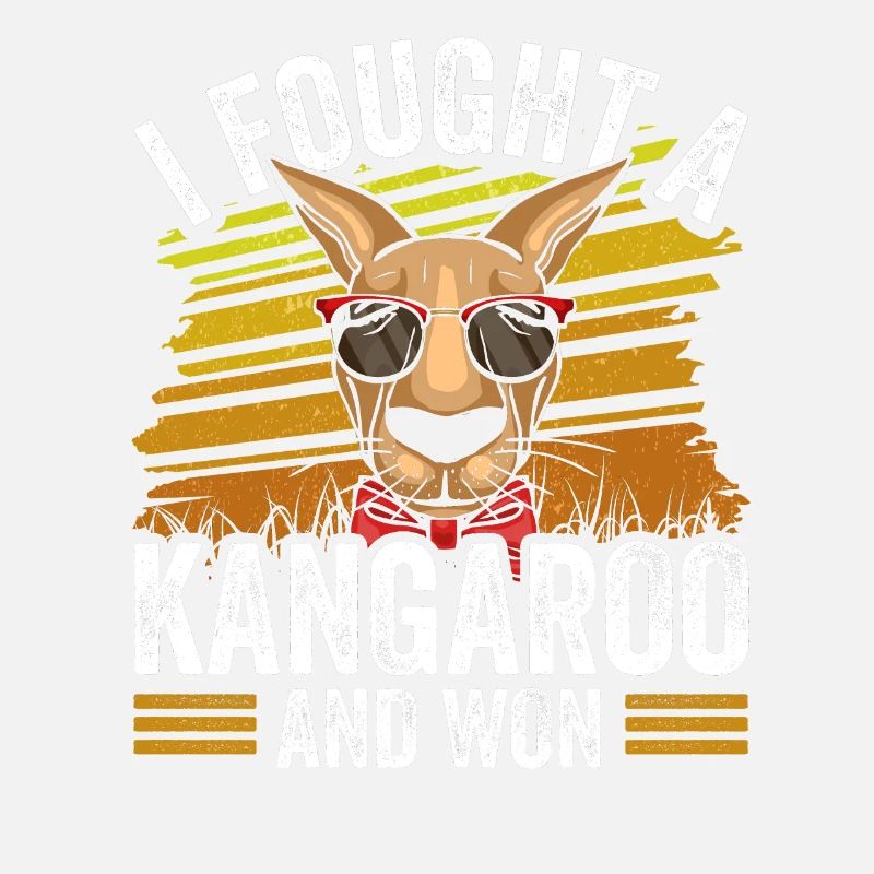 I fought with a kangaroo and won kangaroos